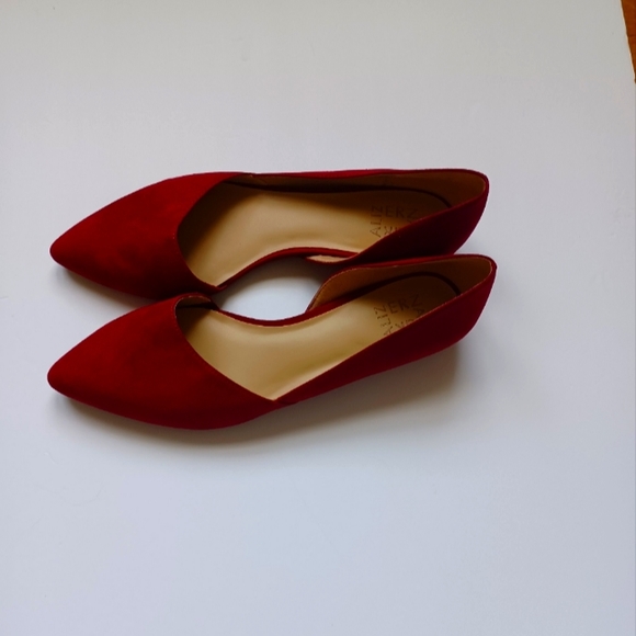 Naturalizer Maroon Suede Flats - size 10 - Picture 2 of 5